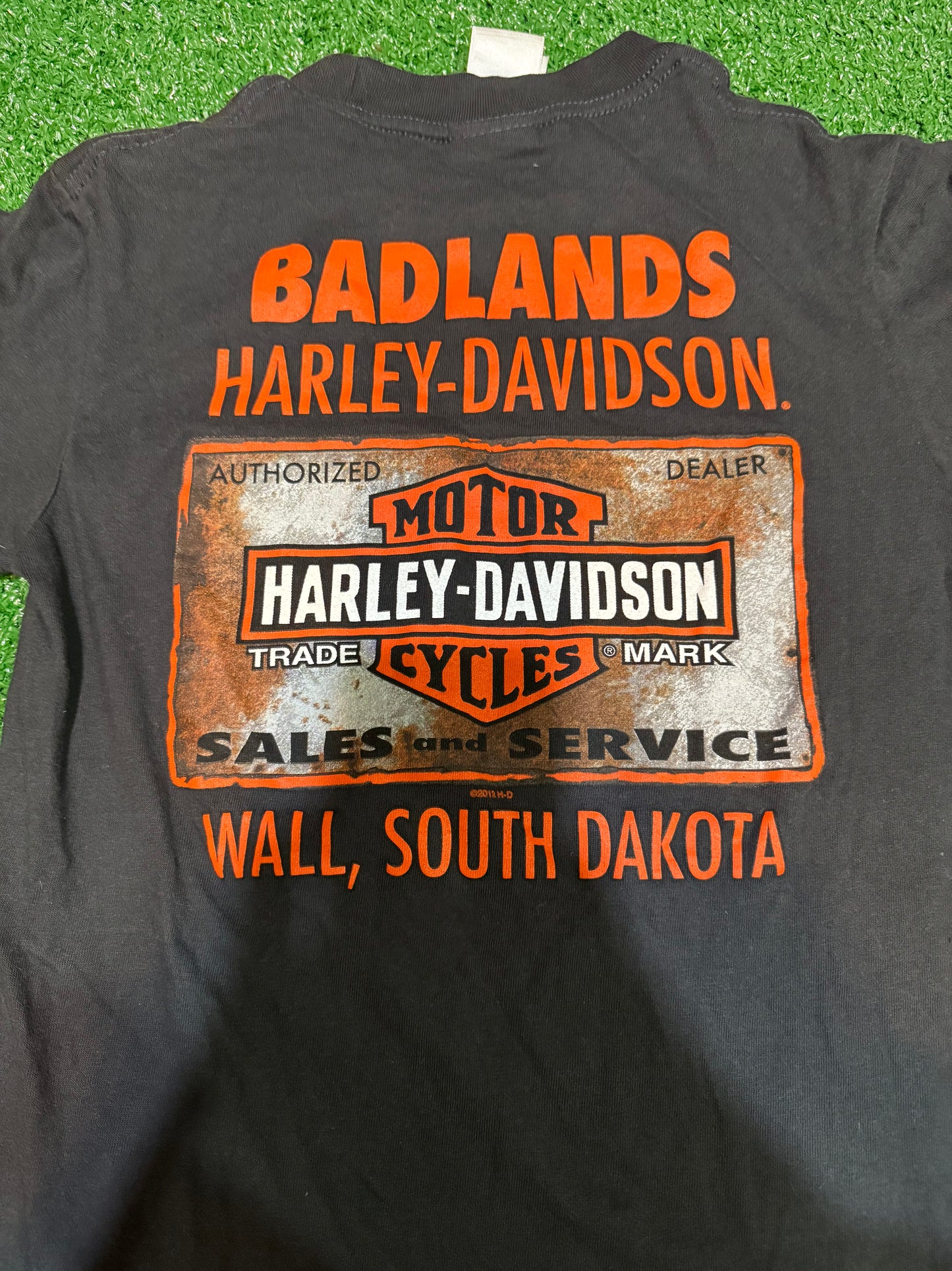2012 Harley Davidson Badlands T-Shirt size S