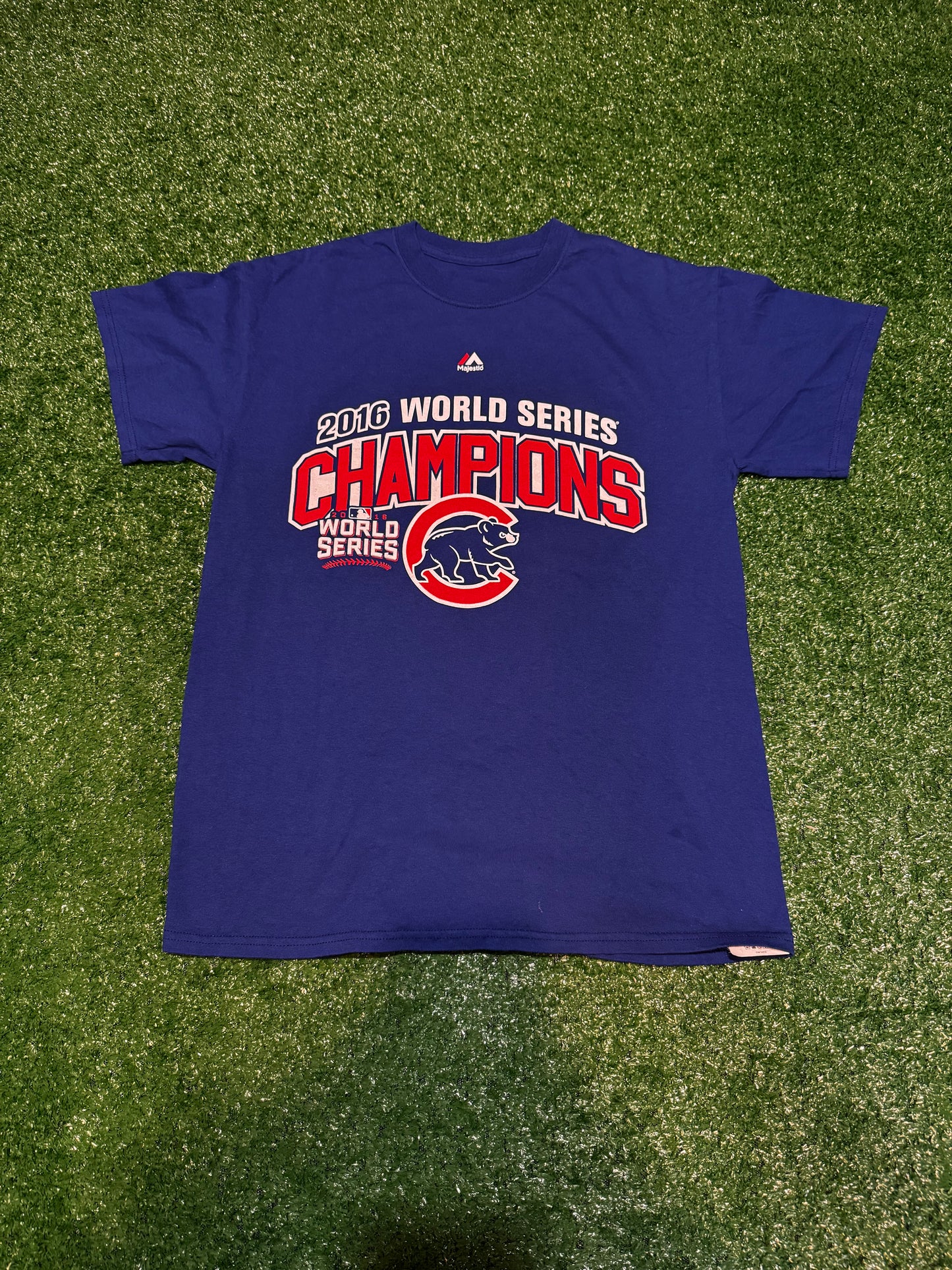 2016 Chicago Cubs World Series Championship T-Shirt Size L