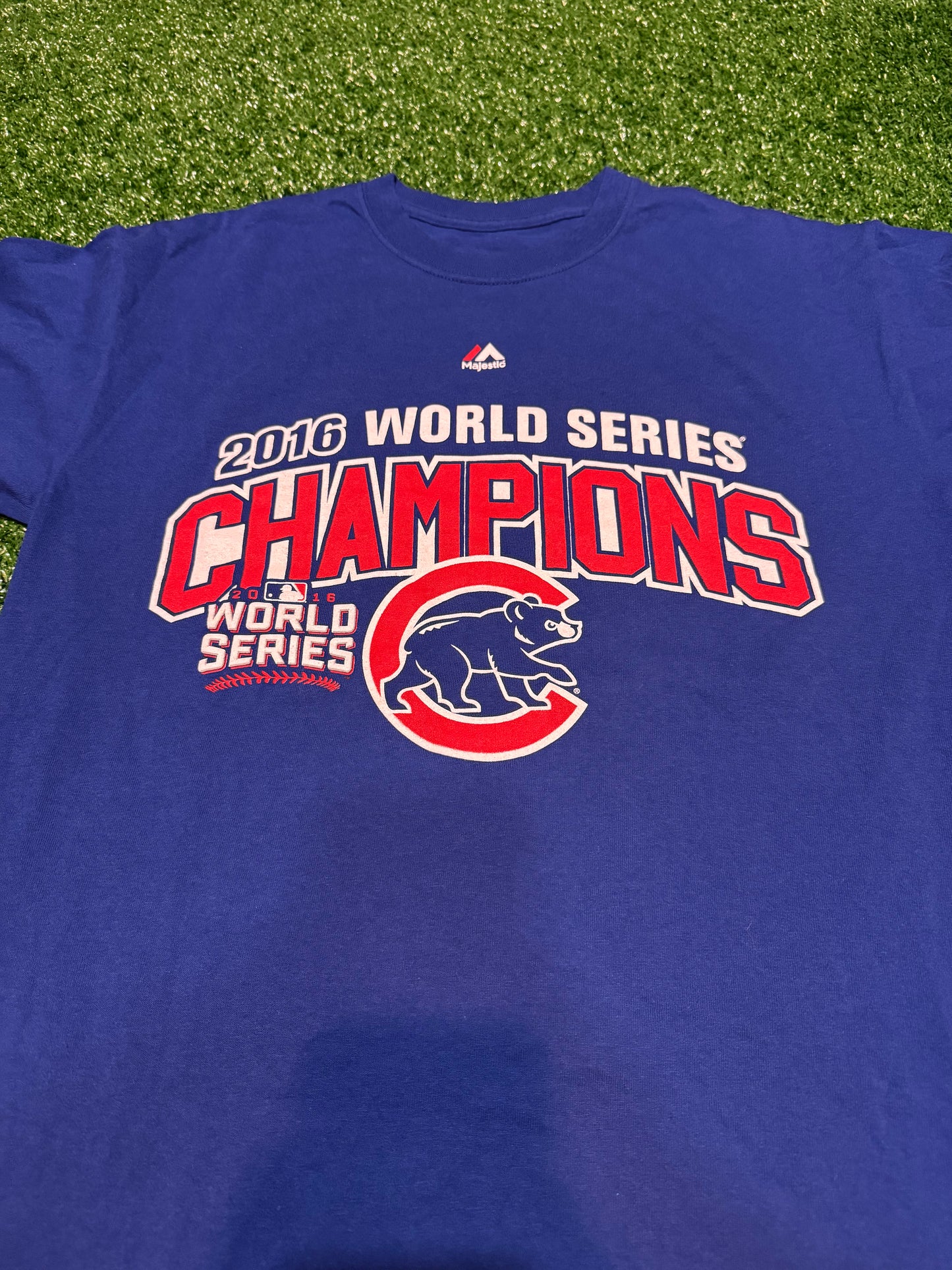 2016 Chicago Cubs World Series Championship T-Shirt Size L