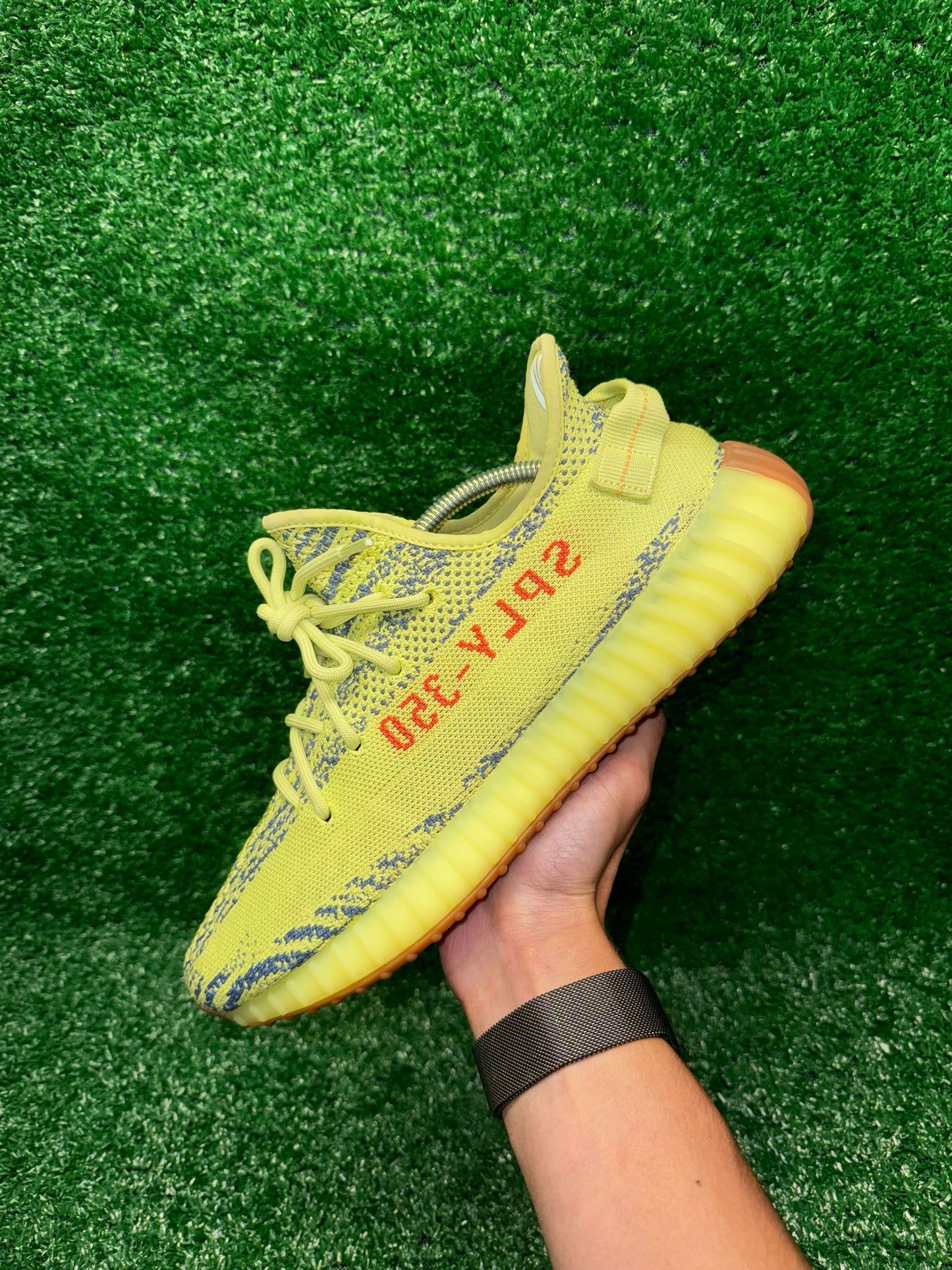 Adidas Yeezy Boost 350 V2 "Semi-Frozen Yellow" Size 10