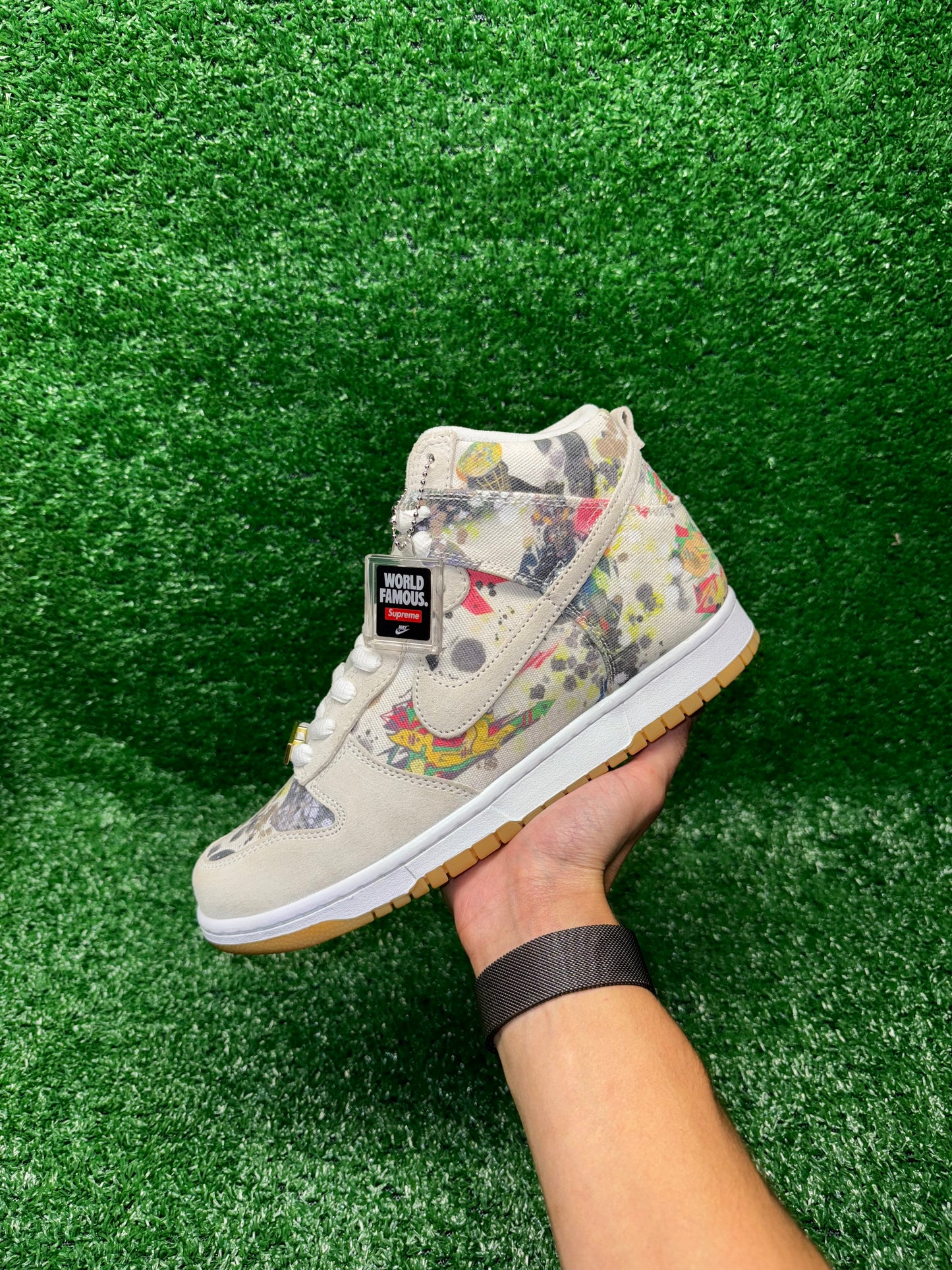 Brand New Nike SB Dunk High X Supreme "Rammellzee" Size 9.5