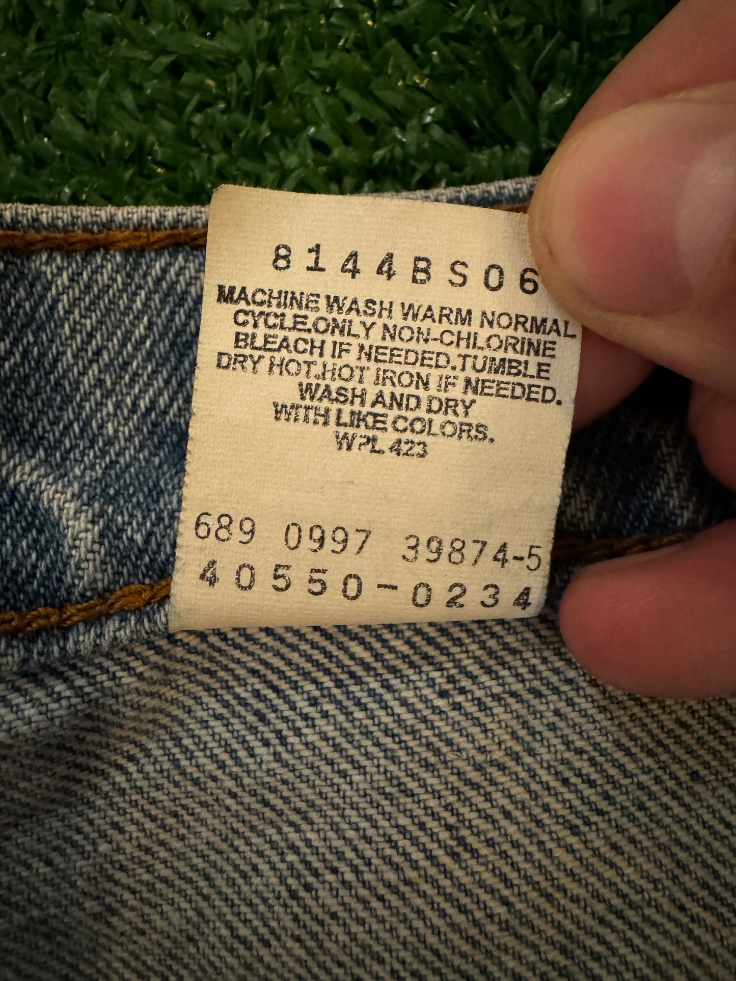 1997 Mens Levis Jeans 550 Size 40X30