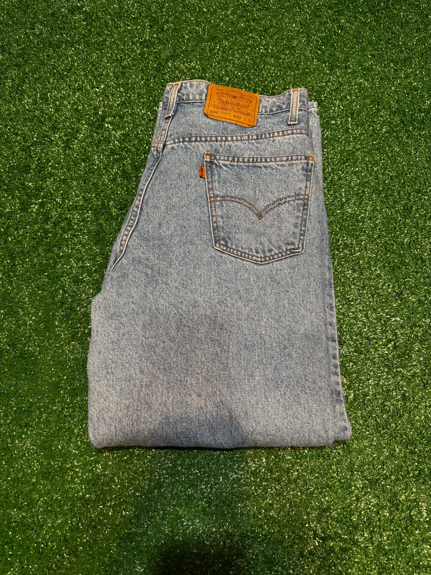 1997 Mens Levis Jeans 550 Size 40X30