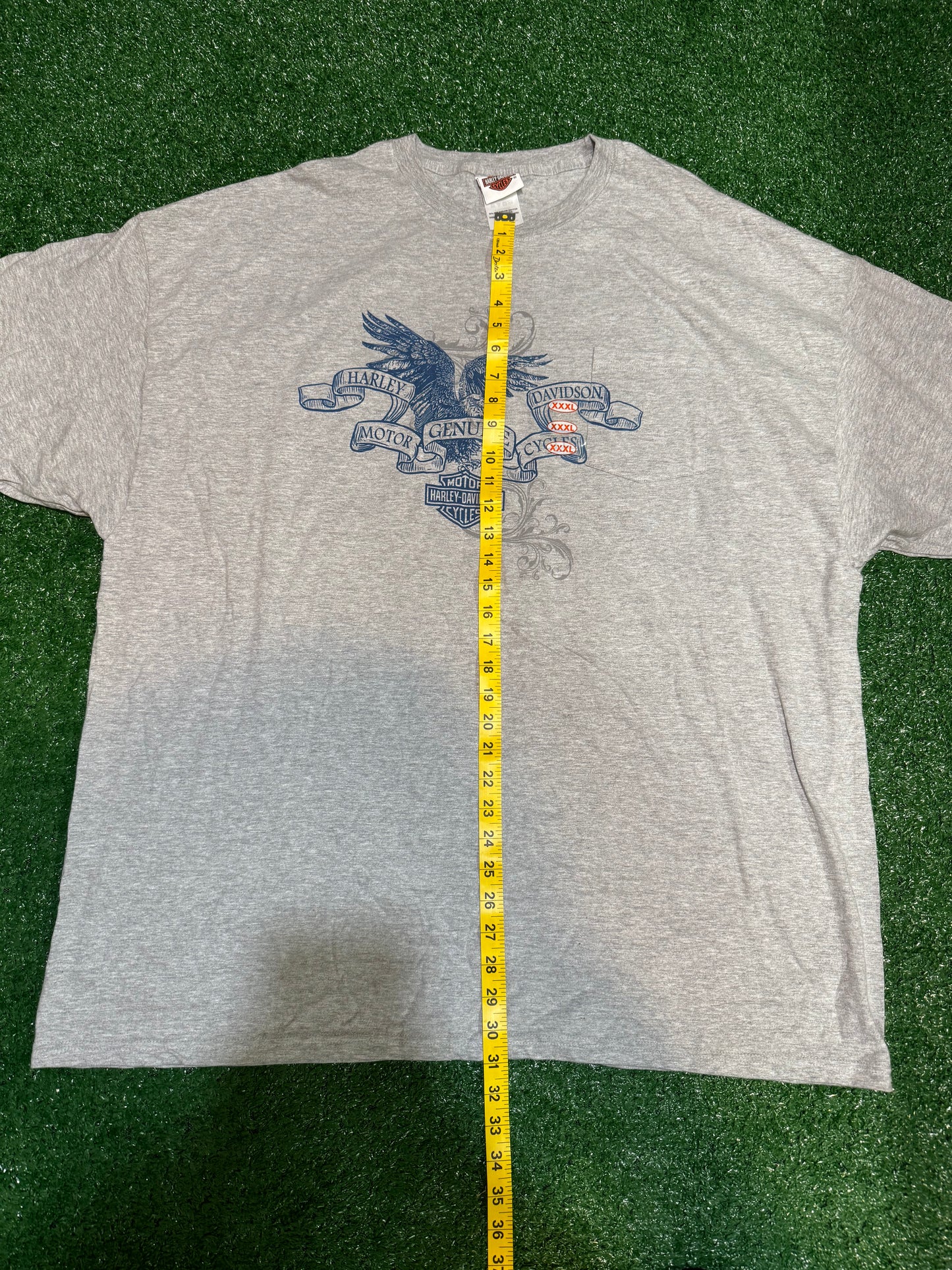 Brand New Early 2000s Princeton IL Harley T-Shirt Size XXXL