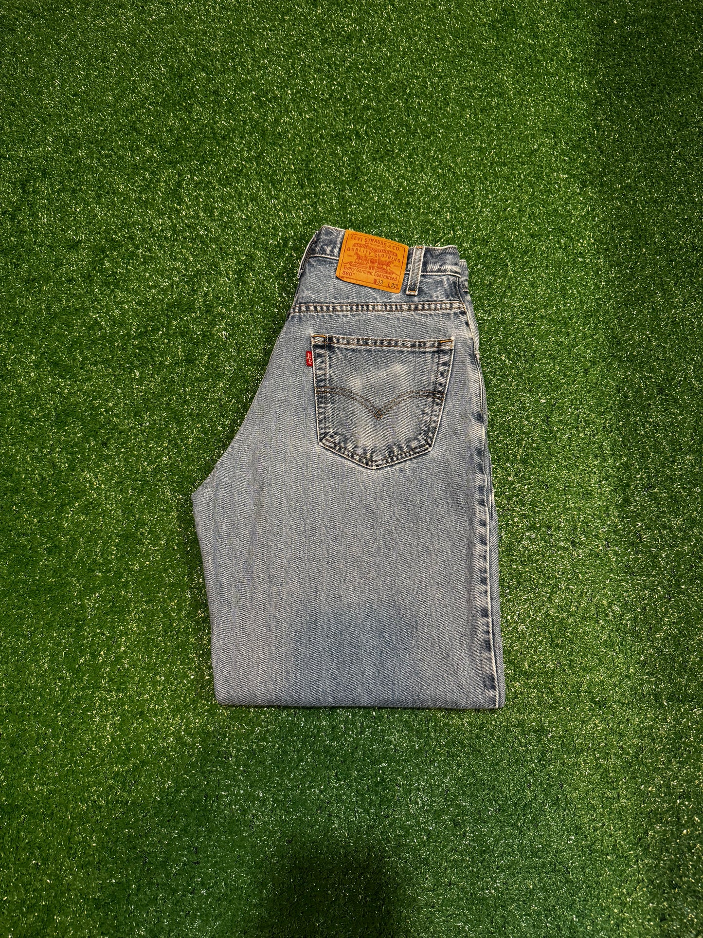 Vintage Mens Levis 560 Jeans Size 33X32 Lighter Wash