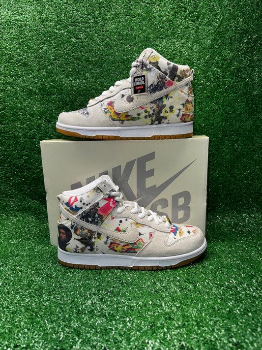 Brand New Nike SB Dunk High X Supreme "Rammellzee" Size 9.5