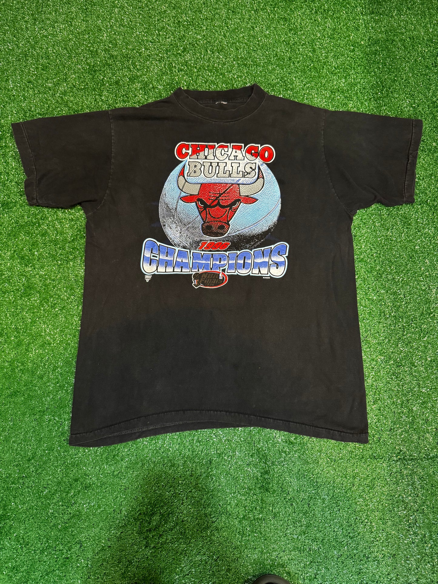 1996 Chicago Bulls Championship T-Shirt Size XL