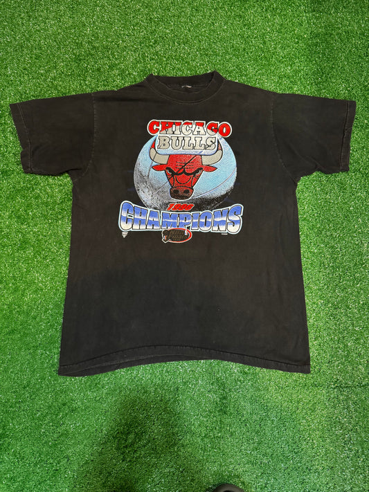 1996 Chicago Bulls Championship T-Shirt Size XL