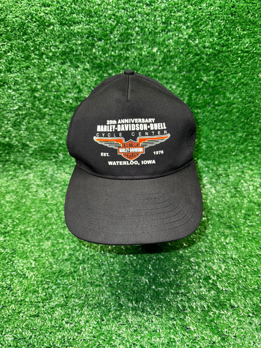 Vintage 2001 Harley Davidson Waterloo Iowa Men's Baseball Hat